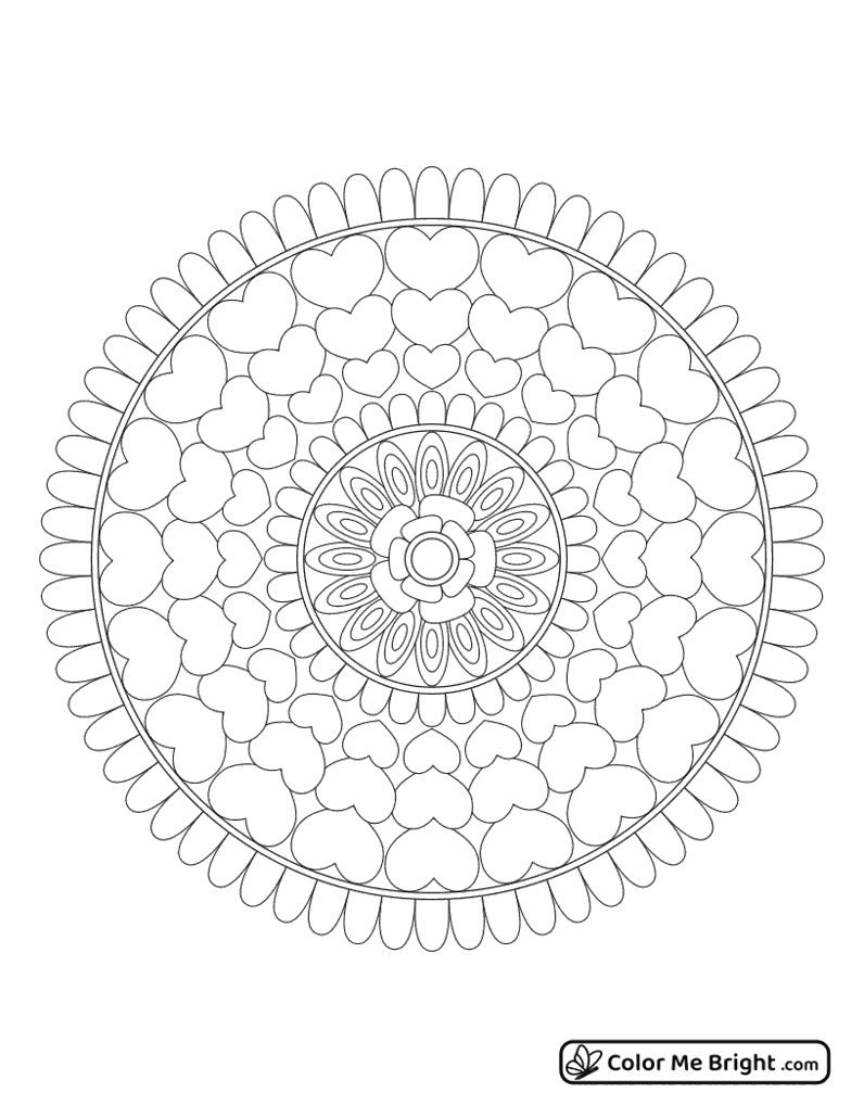coloring page Advanced mandala number 15