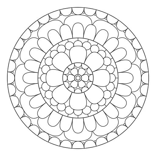 Easy mandala number 17 thumbnail