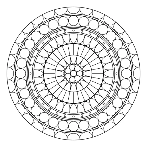Easy mandala number 22 thumbnail