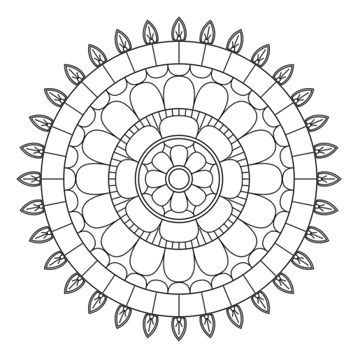 Easy mandala number 14 thumbnail