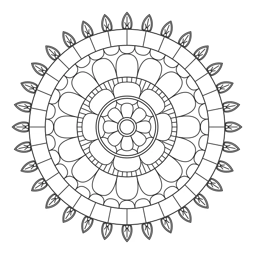Easy mandala number 14 thumbnail