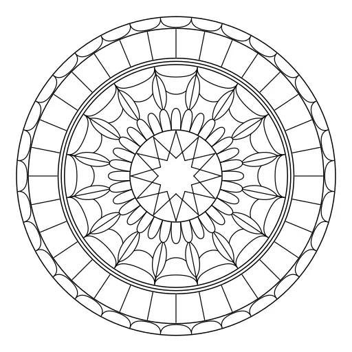 Easy mandala number 15 thumbnail