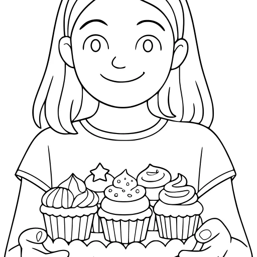 Girl with Cupcakes thumbnail
