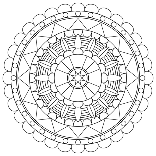Easy mandala number 28 thumbnail