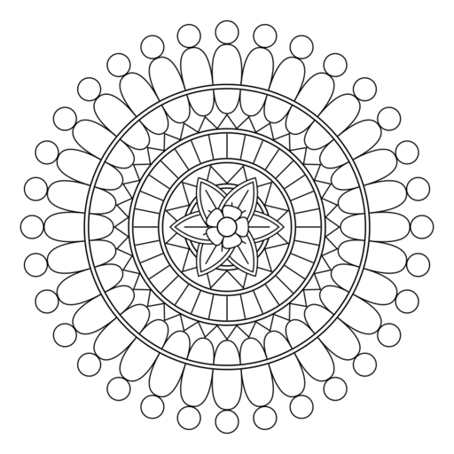 Easy mandala number 25 thumbnail