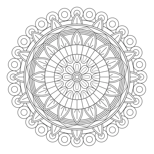 Easy mandala number 20 thumbnail