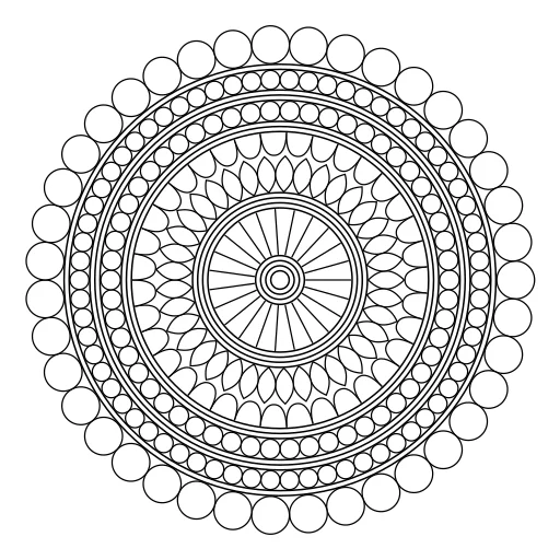 Easy mandala number 10 thumbnail