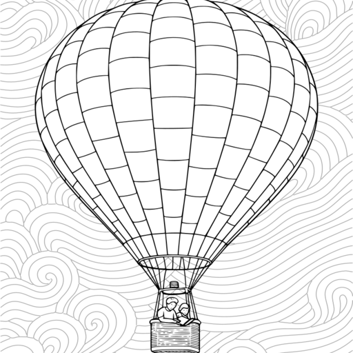 Hot-air balloon in the wind thumbnail