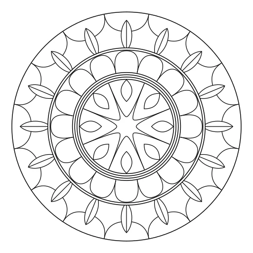 Easy mandala number 24 thumbnail