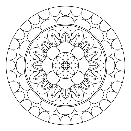 Easy mandala number 29 thumbnail